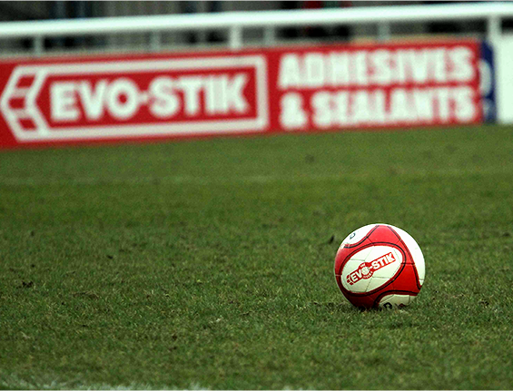 Soccer ball for Evo-Stik league sponsorship