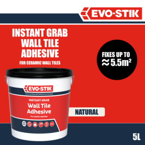 Wall tile adhesive instant grab app 1