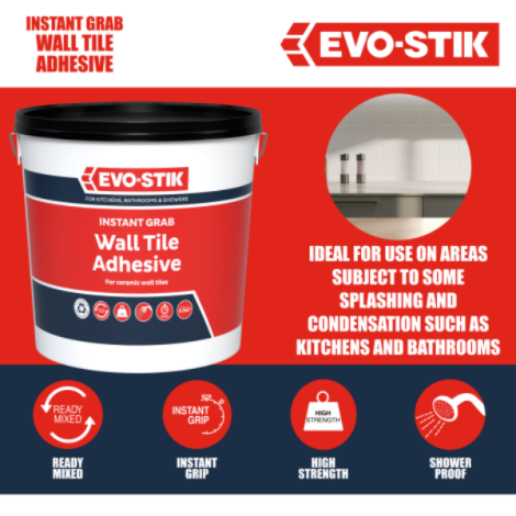 Wall tile adhesive instant grab app 1
