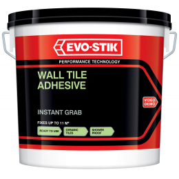 Wall tile adhesive instant grab