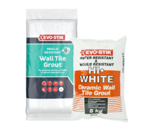 Powdered wall tile grouts